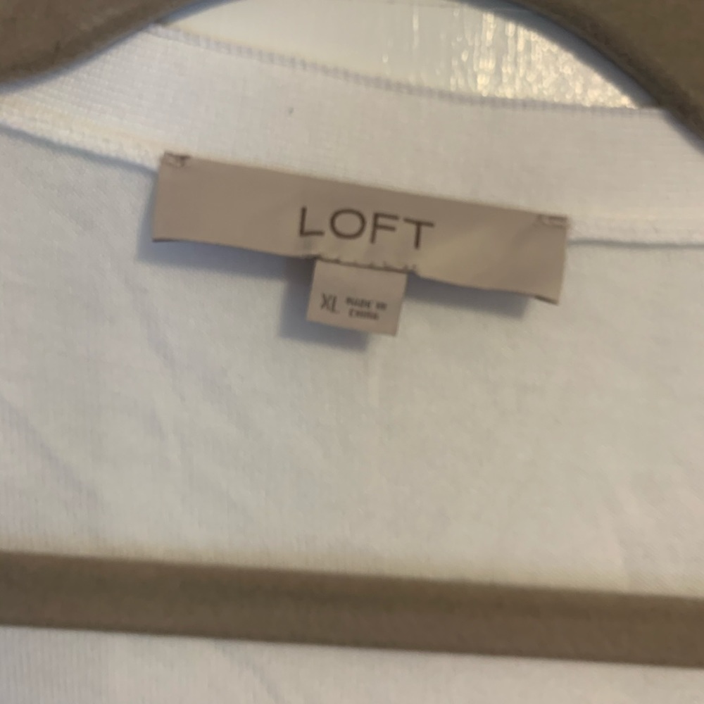 NWOT! Loft white cardigan - Picture 7 of 8